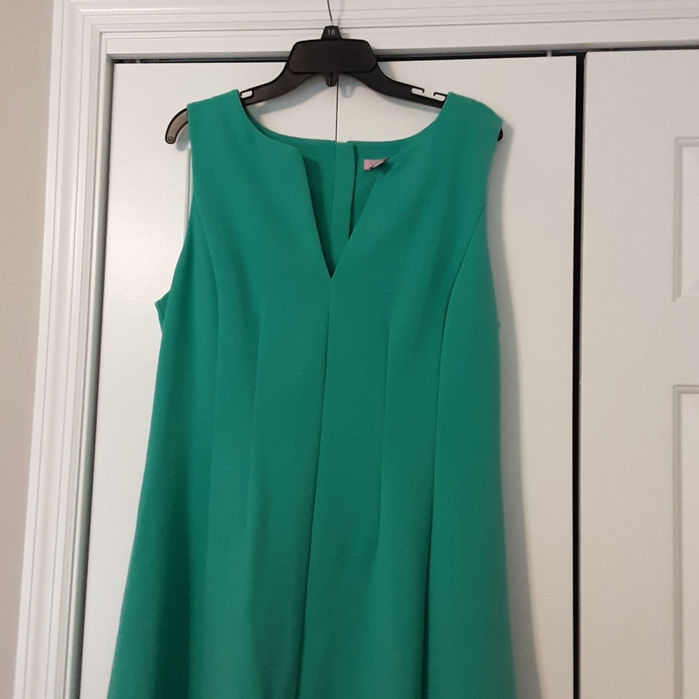 Lily Pulitzer Fit & Flair Dress Jewel Green